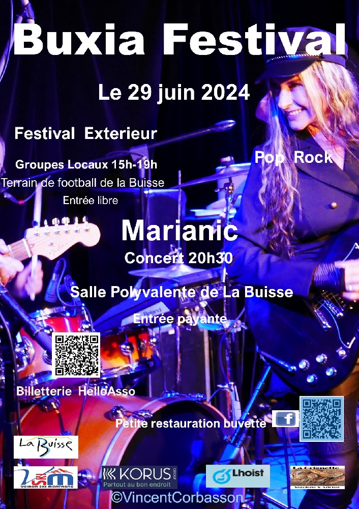 Concert - Marianic - Petites annonces musique - Info-Groupe.com